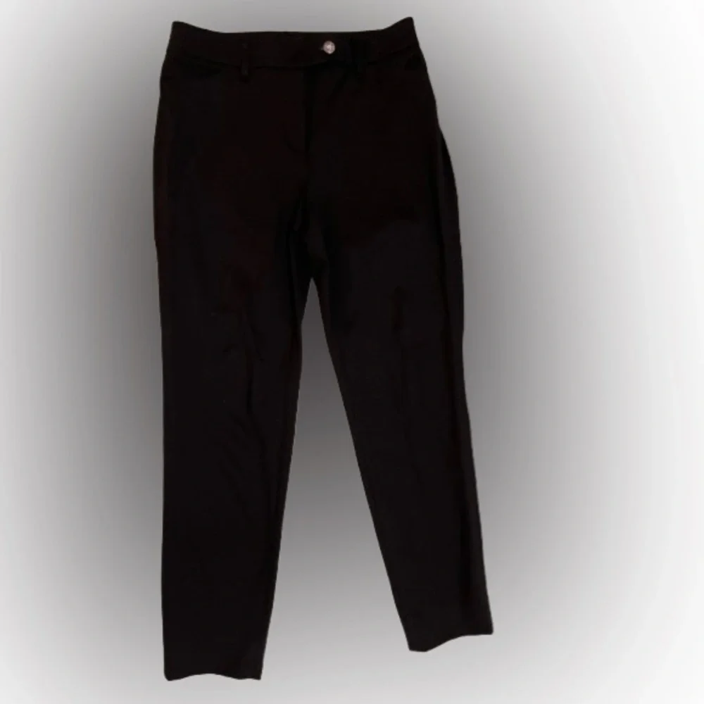 WHBM The Tapered Ankle Black Pants Size 2 - Picture 2 of 8